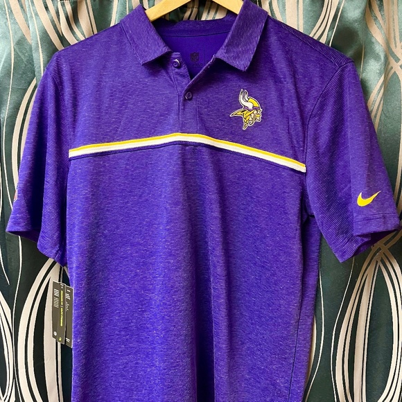 New Vikings Sideline Polo shirt - Picture 1 of 3